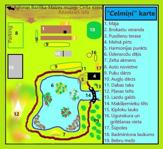 Villa Idilliska Latgaliesu Lauku Maja Ar Melno Pirti à Aglona Extérieur photo