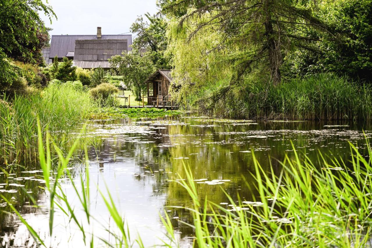 Villa Idilliska Latgaliesu Lauku Maja Ar Melno Pirti à Aglona Extérieur photo