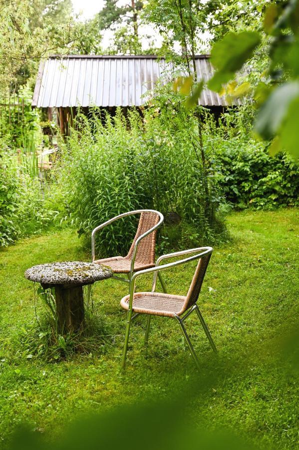 Villa Idilliska Latgaliesu Lauku Maja Ar Melno Pirti à Aglona Extérieur photo